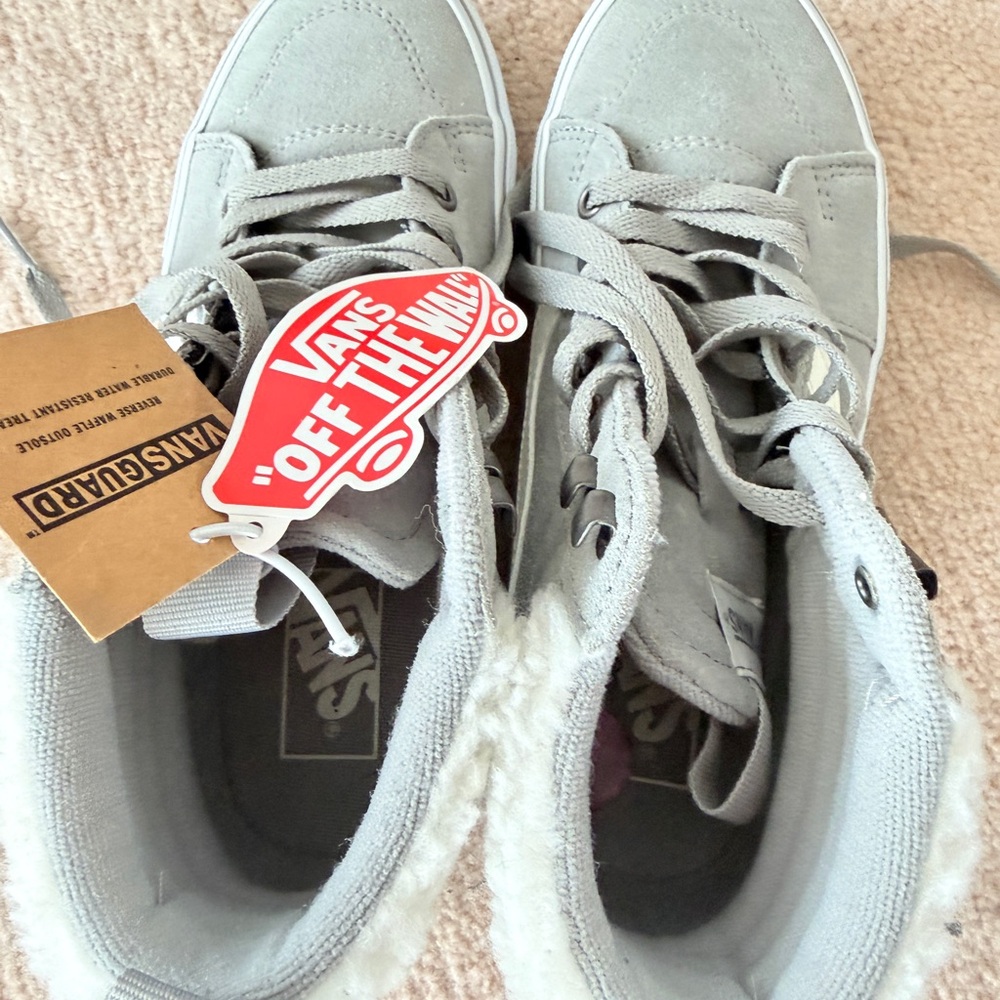 Vans Light Gray High-Top Sneakers - Picture 7 of 7